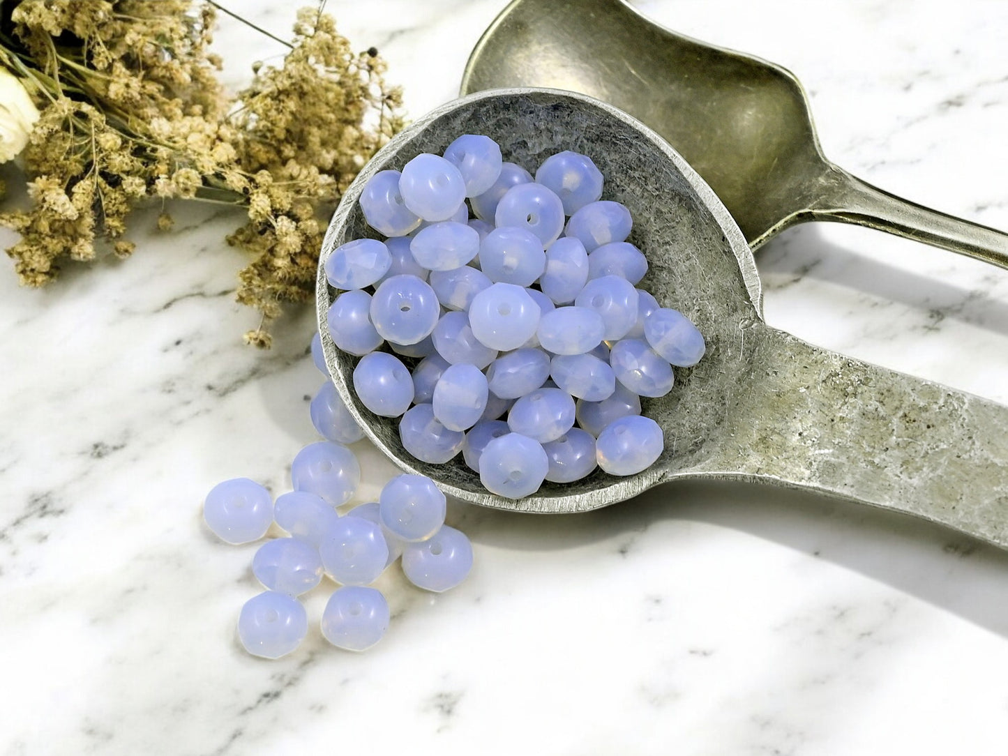 *50* 4x7mm Alexandrite Opaline Fire Polished Rondelle Beads