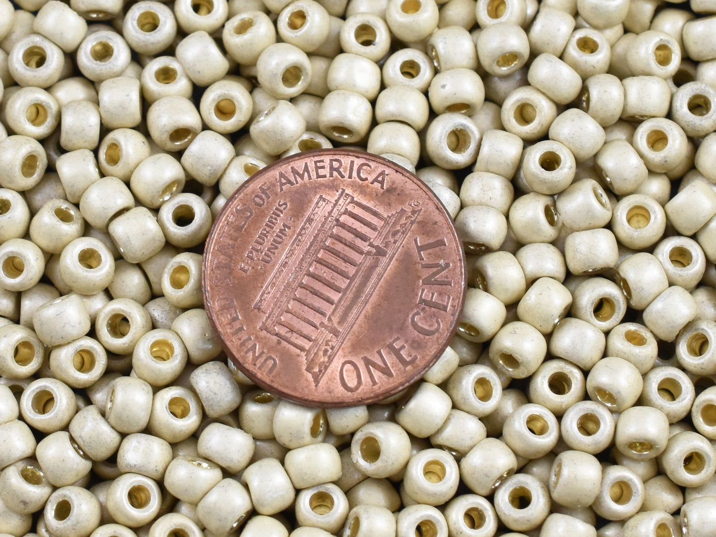 15G Matte Galvanized Aluminum PermaFinish Toho 6/0 Seed Beads