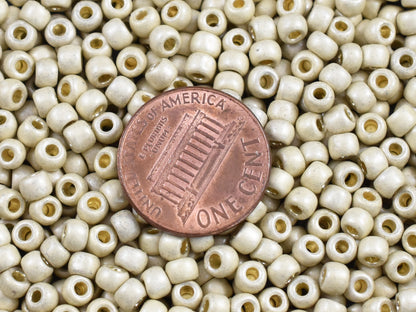 15G Matte Galvanized Aluminum PermaFinish Toho 6/0 Seed Beads