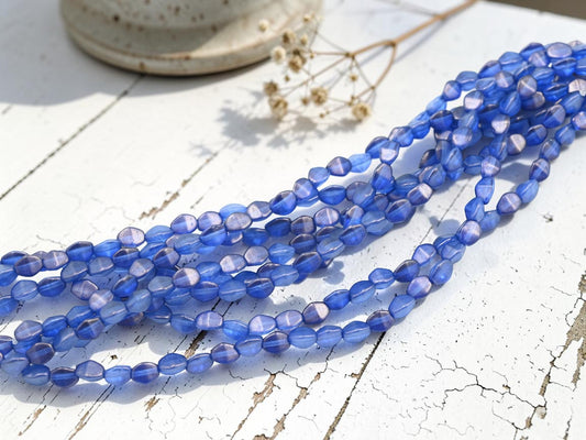 *35* 5x3mm Ultramarine Halo Pinch Beads