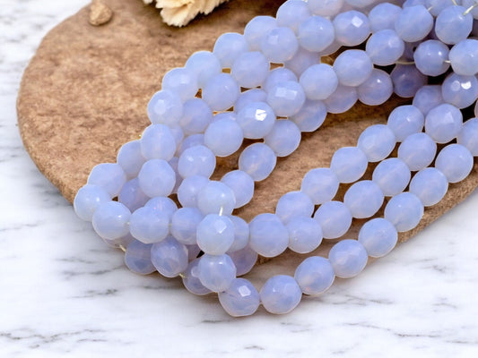 *25* 8mm Alexandrite Opaline Fire Polished Round Beads