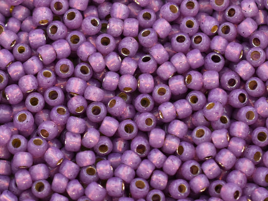 15G Silver Lined Amethyst Toho 6/0 Seed Beads - 6-PF2108